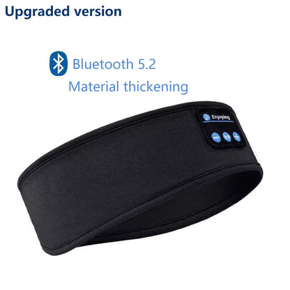 Bluetooth 5.0 Earphones Sports Sleeping Headband Elastic Wireless Headphones Music Eye Mask Wireless Headset Headband